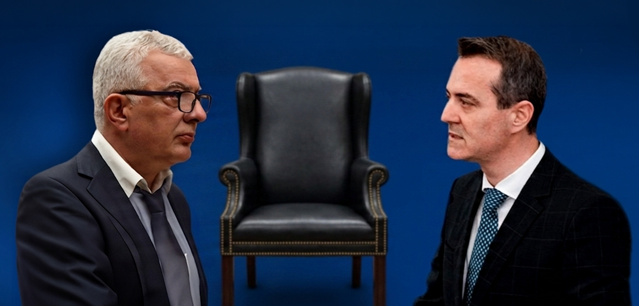 HOĆE LI BITI SUPARNICI: Andrija Mandić i Vladimir Božović (Foto: ILUSTRACIJA: Teuta METĐONAJ)