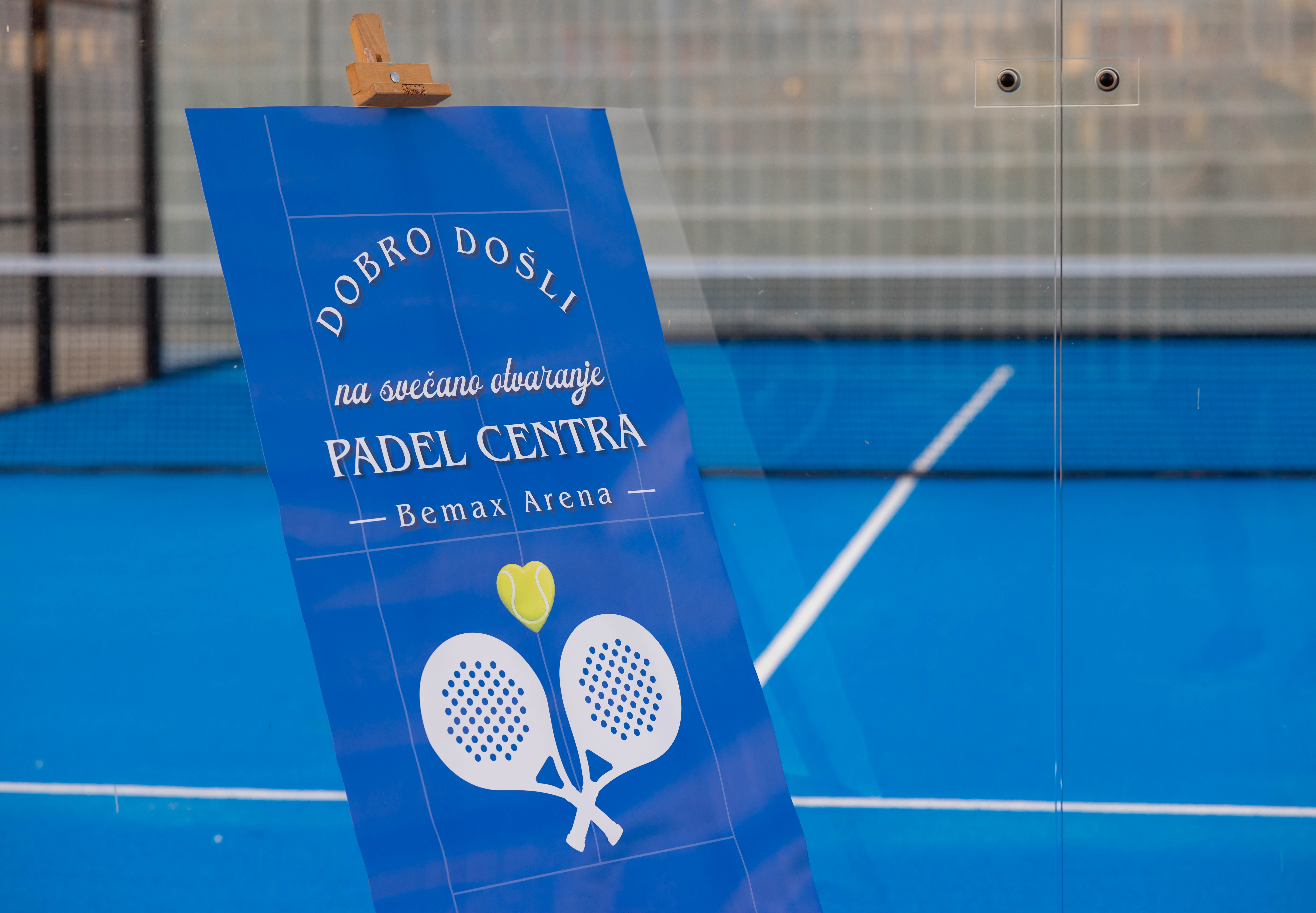 Sa otvaranja Padel centra Bemax Arena