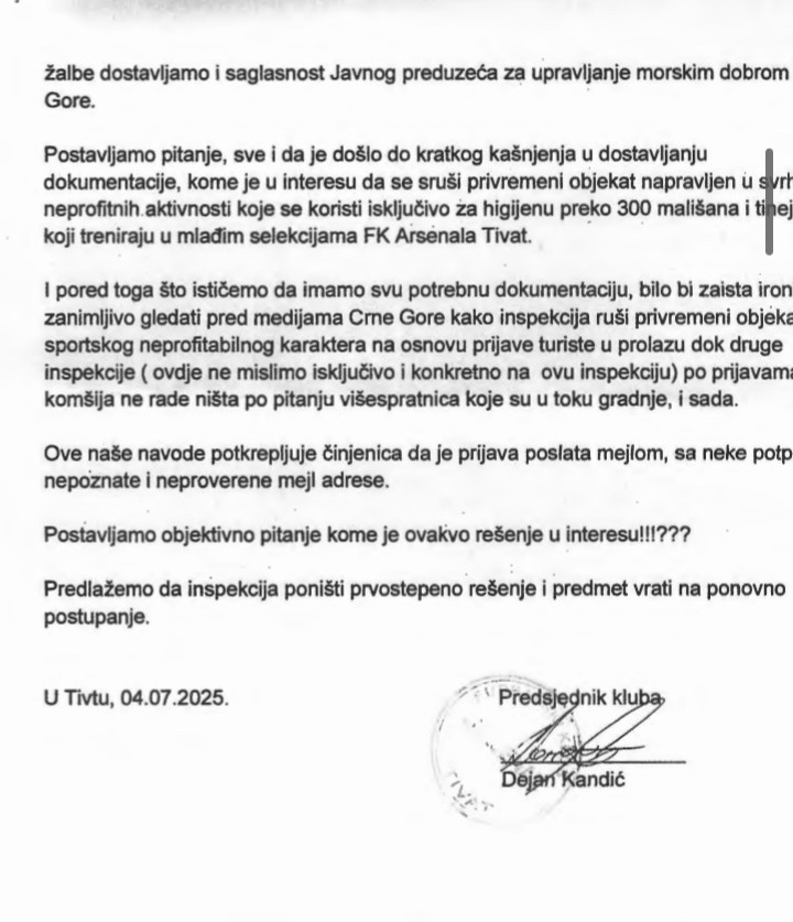 Dejan Kandić žalba