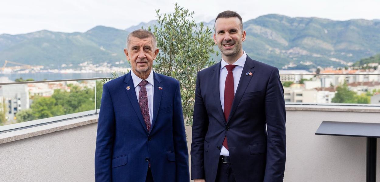 Babiš i Spajić (Foto: Milojko Spajić - X)