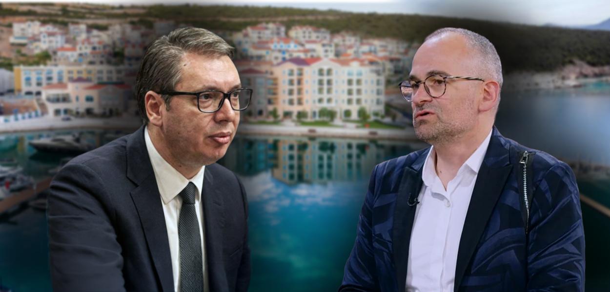IMA NEKA TAJNA BIA - VEZA: Aleksandar Vučić i Dejan Ljevnaić (Foto: Ilustracija: Milan BAJČETIĆ)