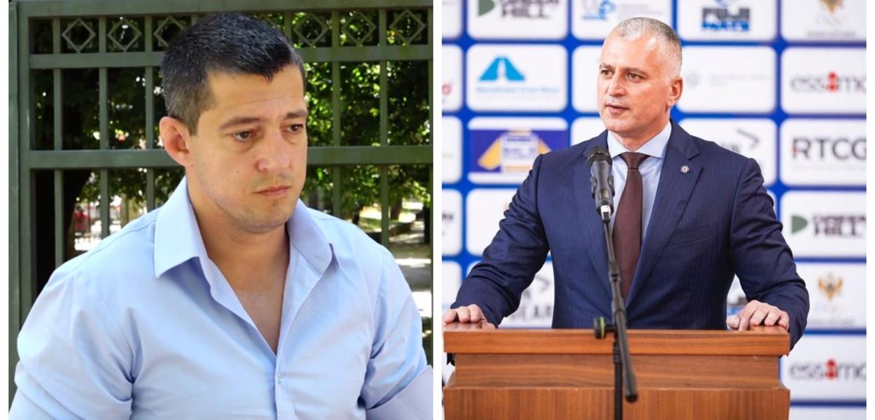 Srđan  Mrvaljević i Jovica Rečević (Foto: TV E/Džudo savez Crne Gore)