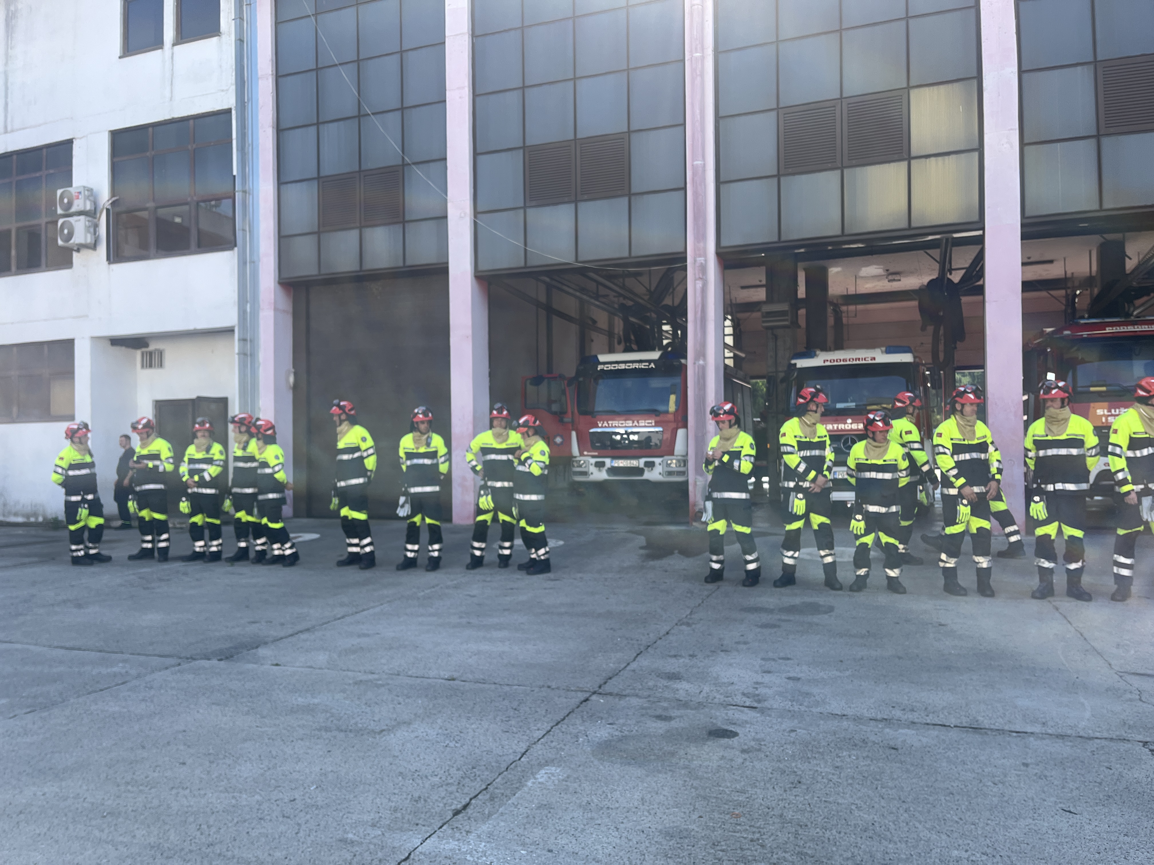 Predstavljanje novih uniformi za vatrogasce