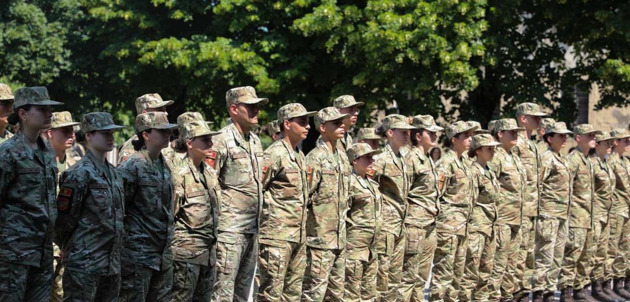 Sa otvaranja Ljetnjeg vojnog kampa za srednjoškolce (Foto: Ministarstvo odbrane)