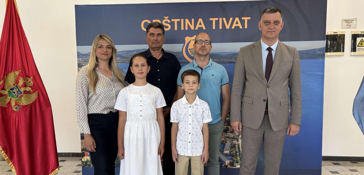 Sa prijema u Opštini Tivat (Foto: Opština Tivat)