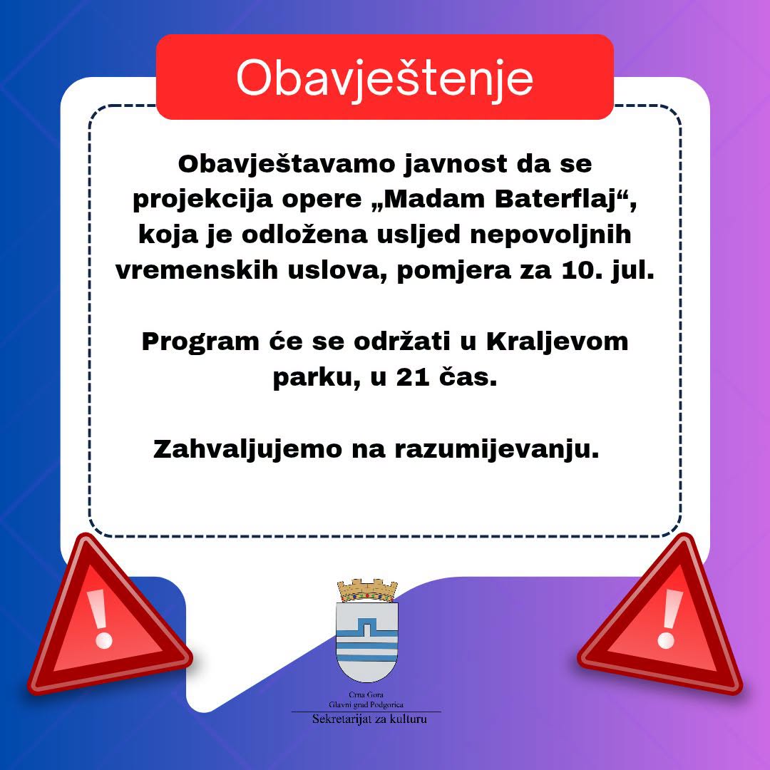 Foto: Sekretarijat za kulturu