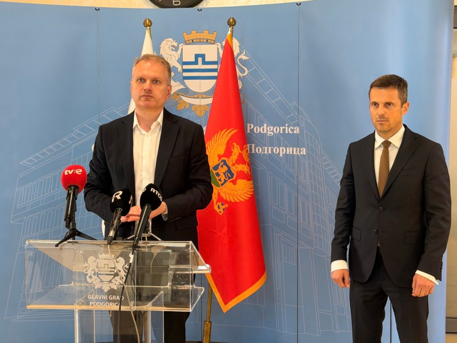 Srđan Perić i Saša Mujović (Foto: RTCG/Milica Kapa)