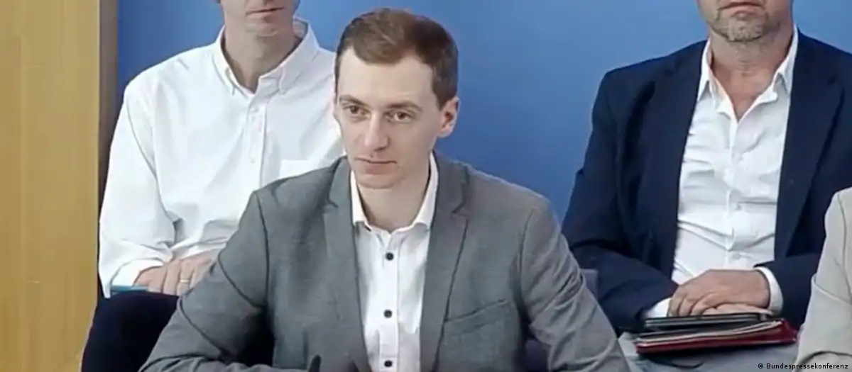 Tim-Niklas Vencel, portparol njemačkog Ministarstva privrede (Foto: Dojče vele - stop kadar)