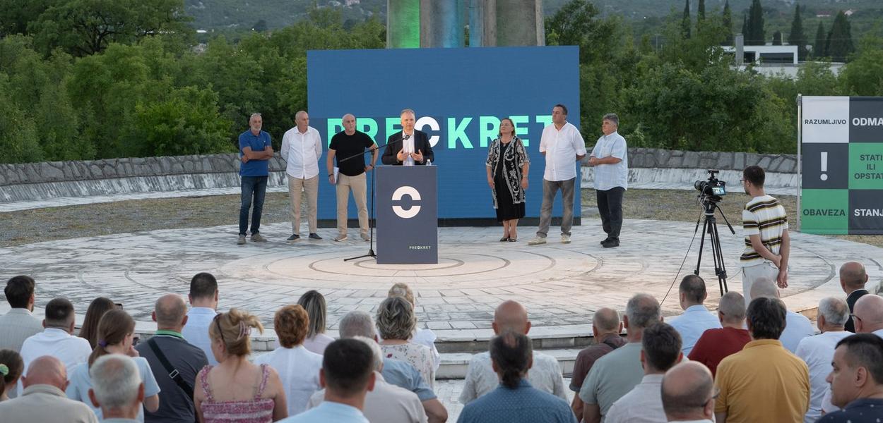Sa konvencije na Barutani (Foto: Pokret Preokret)