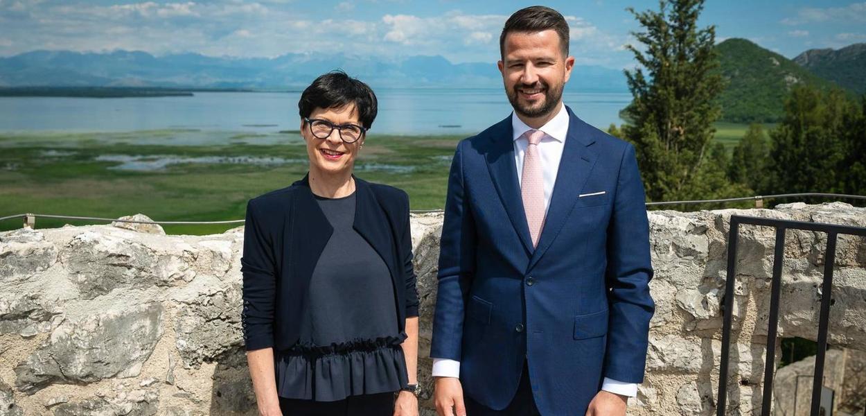 Kos i Milatović (Foto: Kabinet predsjednika Crne Gore)
