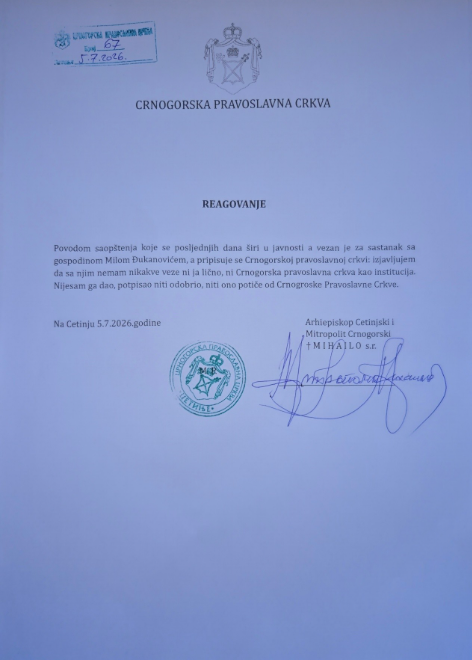 Saopštenje Mihaila