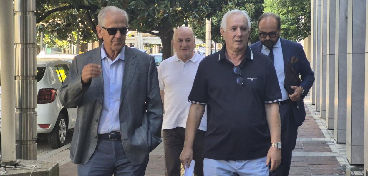 Nurković i Šegrt sa advokatima (Foto: Marija Žižić)