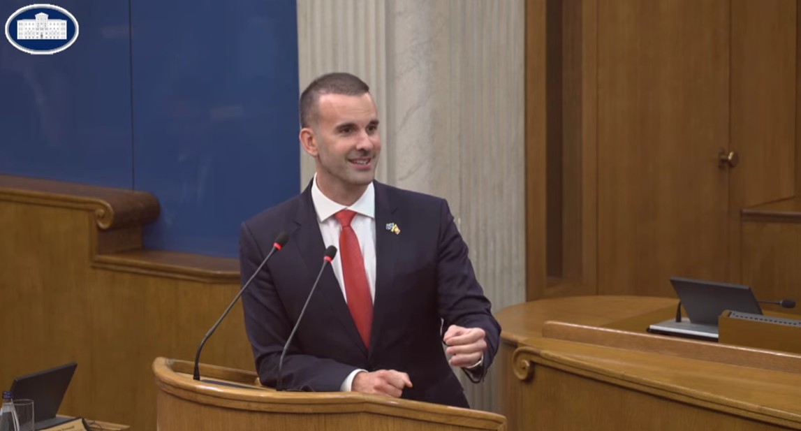 Milojko Spajić (Foto: Skupština Crne Gore/Jutjub)