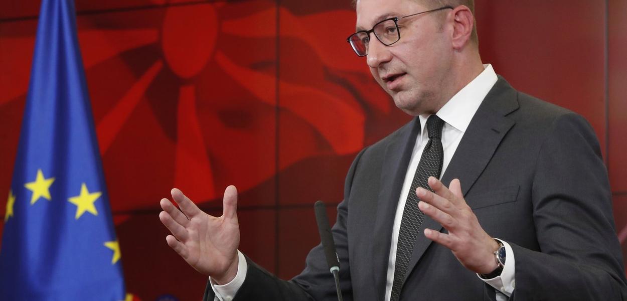 Hristijan Mickoski (Foto: AP Photo/Boris Grdanoski)