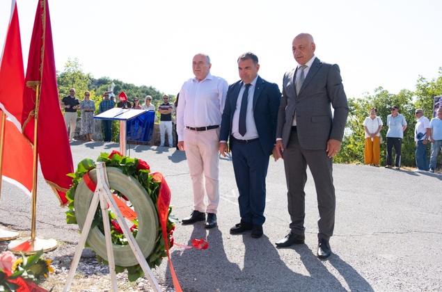 Stevan Radunović, Nikola Đurašković i Borislav Pravilović (Foto: Prijestonica Cetinje)