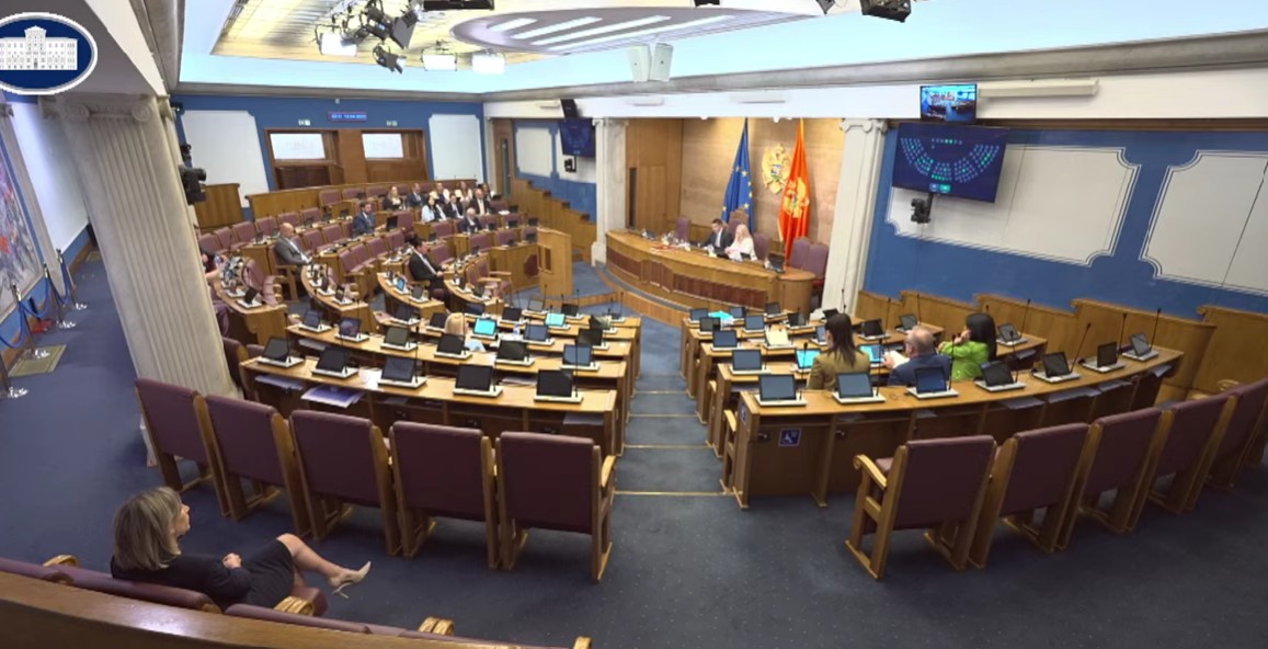 Sa današnje sjednice Skupštine (Foto: Stop kadar)