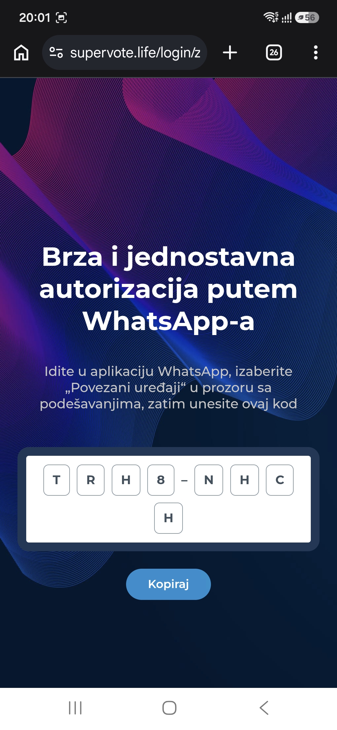 Primjer obmane sa VOCAPA