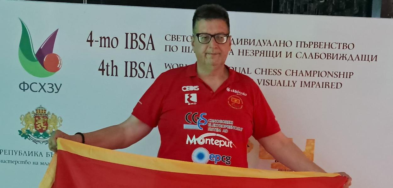 Fotografija uz vijest: Predrag Nikač doživio prvi poraz na IBSA Svjetskom prvenstvu u Sofiji