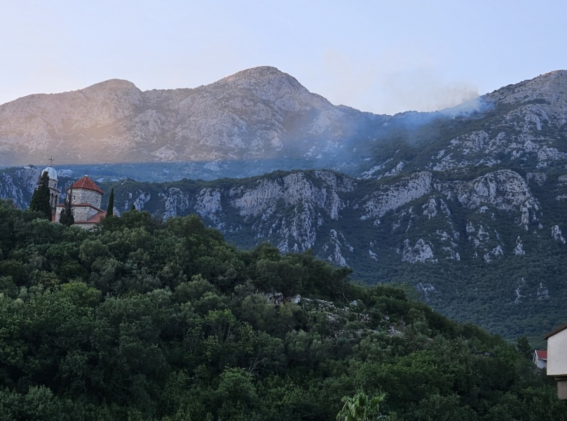 Požar na Orjenu (Foto: Novski portal)