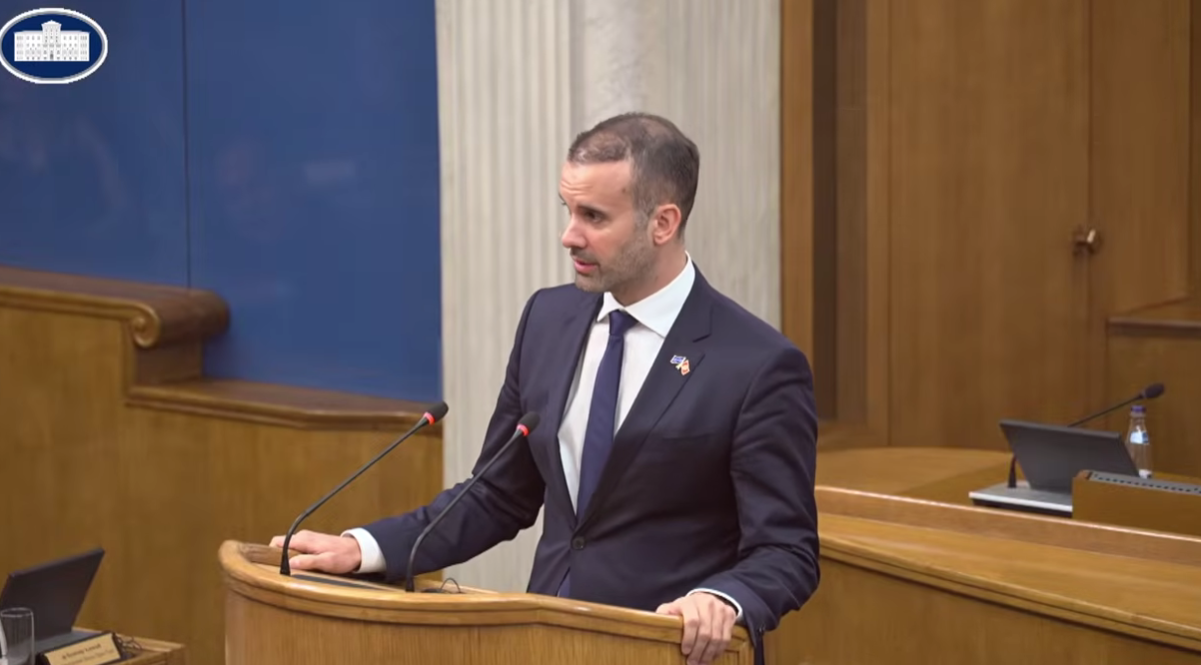 Milojko Spajić (Foto: Skupština Crne Gore - stop kadar)