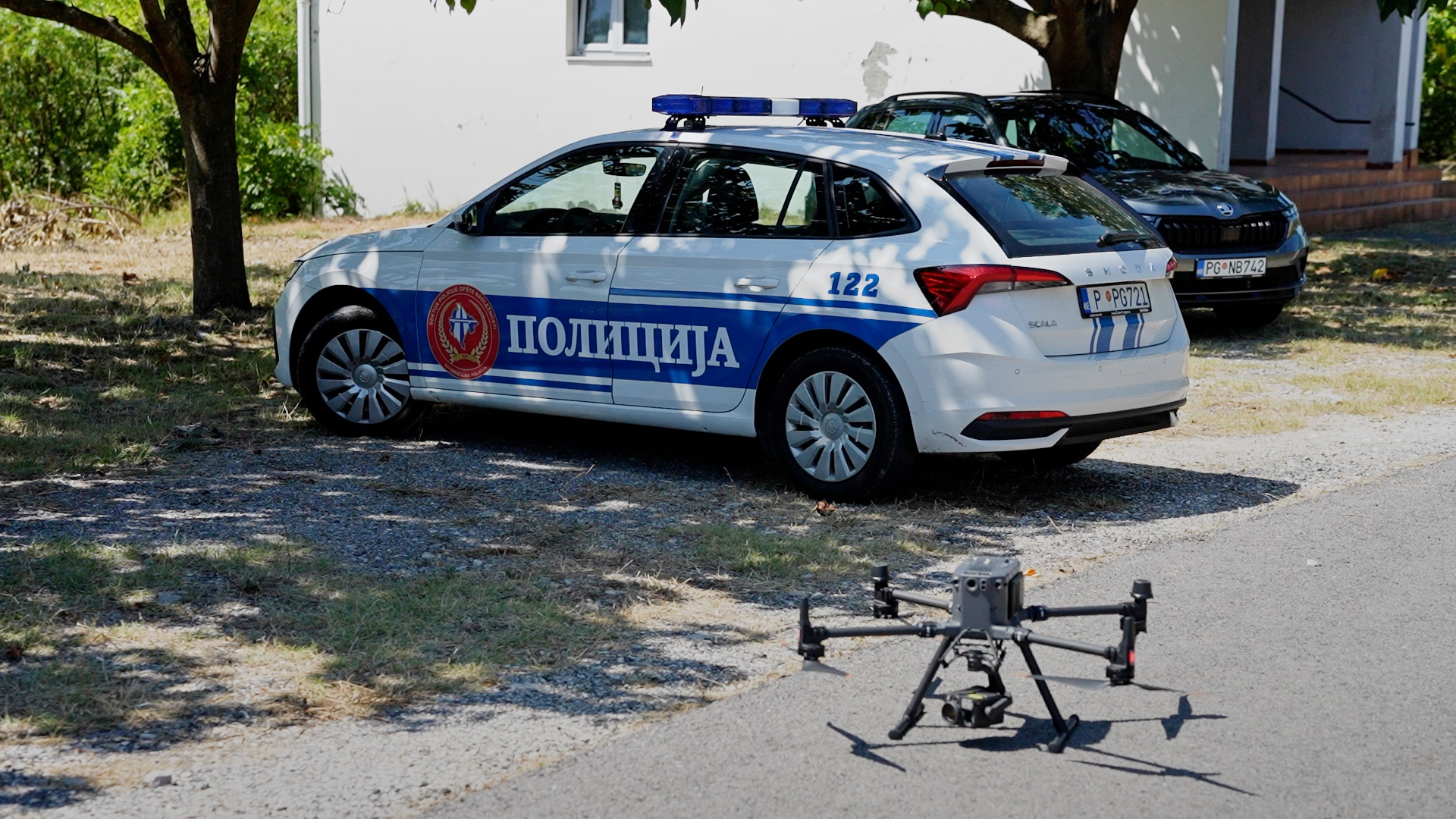 Policija, dron, saobraćaj
