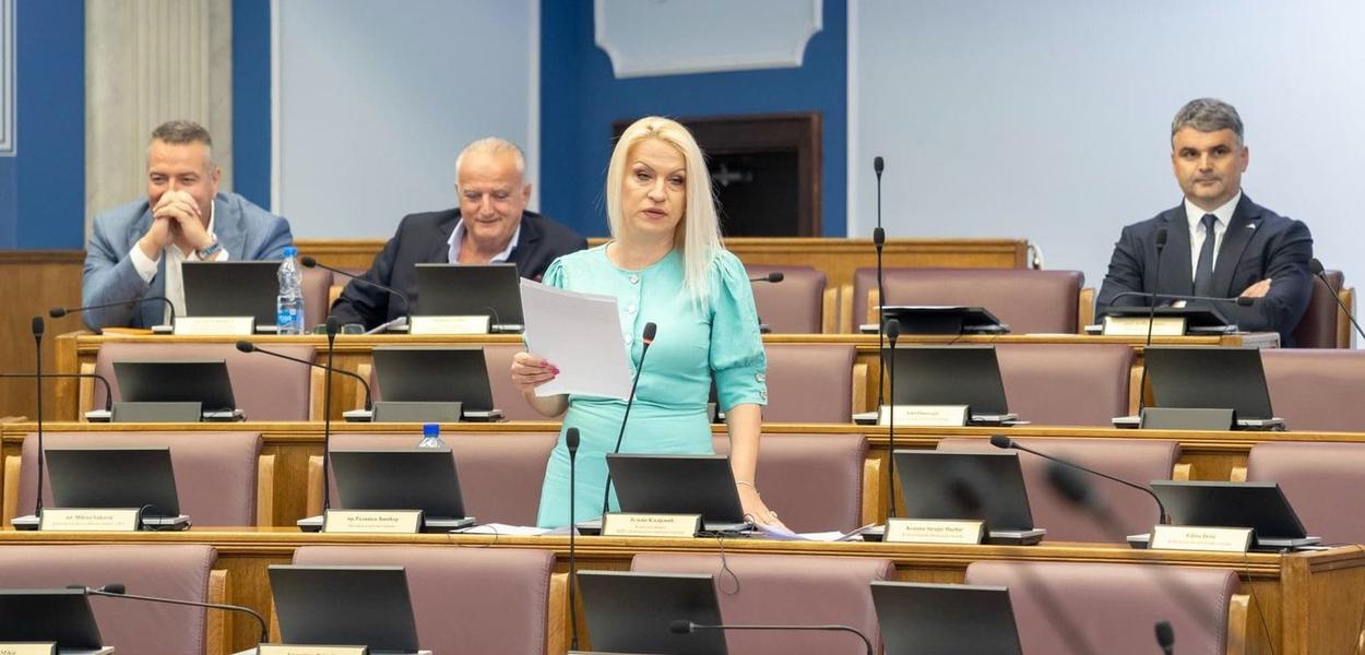 Jelena Kljajević (Foto: Skupština Crne Gore)