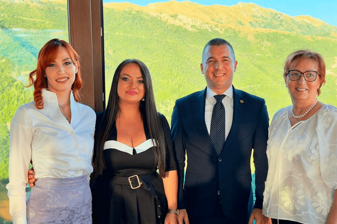 Vojinović, Minić, Bečić i Popović (Foto: Demokratska Crna Gora)