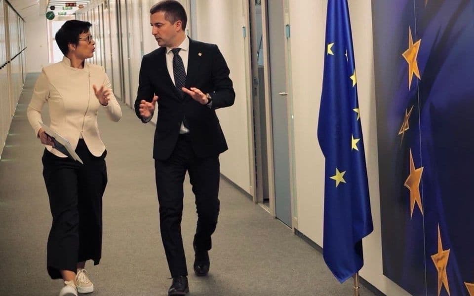 AMBIVALENTNOST EU NA POLITIČKE PRILIKE U CRNOJ GORI: Marta Kos i Aleksa Bečić (Foto: Vlada Crne Gore)