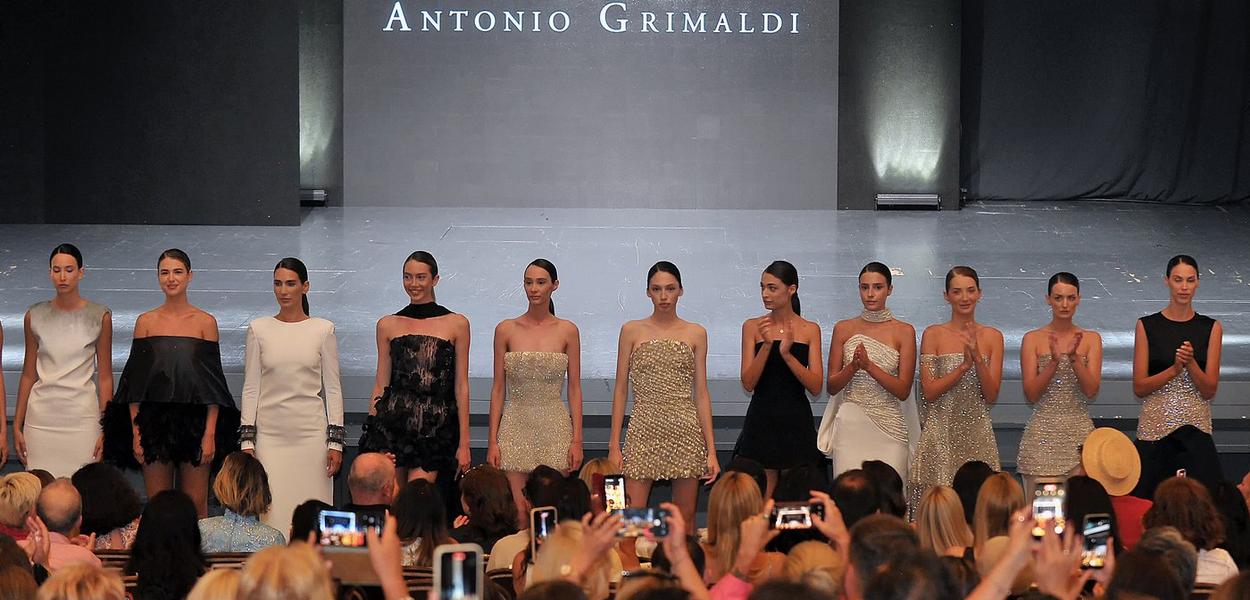 Sa revije Antonija Grimaldija u okviru 8. Internacionalnog modnog Festival IFF Porto Montenegro 2026 (Foto: Boris Šekularac)