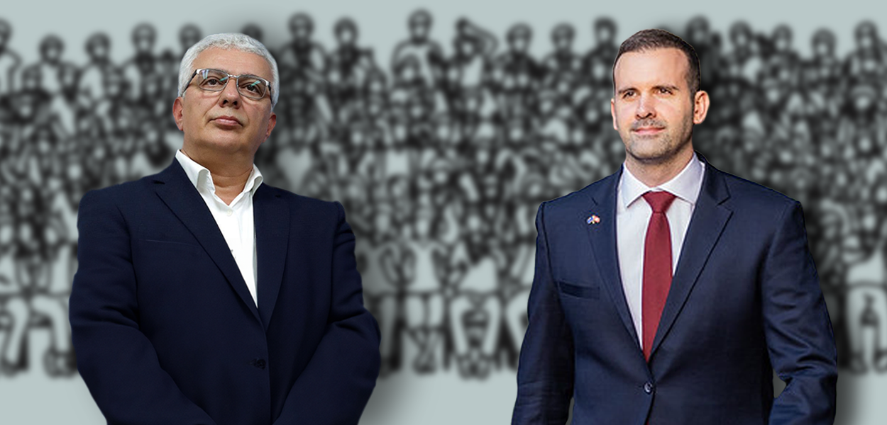 ZNA SE KO JE GAZDA PARLAMENTARNE VEĆINE: Andrija Mandić i Milojko Spajić (Foto: ILIUSTRACIJA: Teuta Metđonaj)