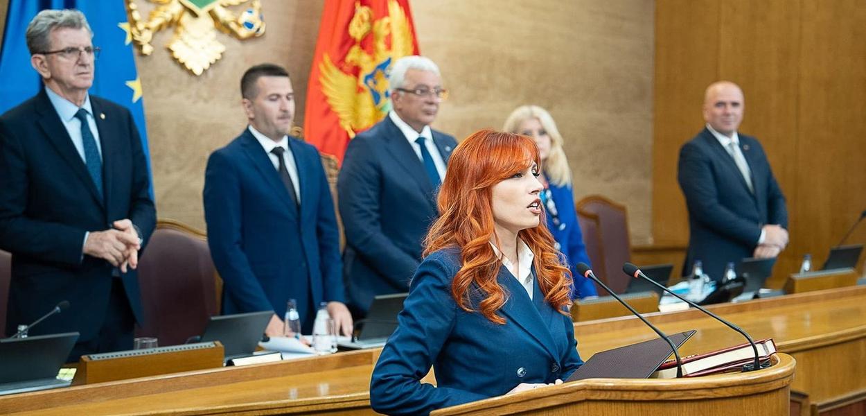 Anđela Vojinović (Foto: Skupština Crne Gore)