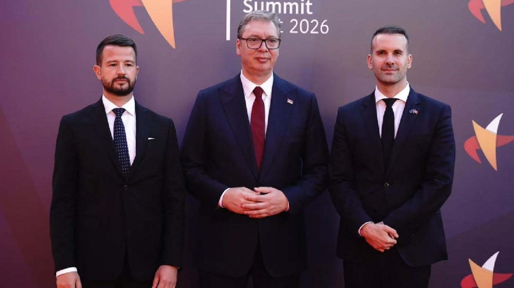 Milatović, Vučić i Spajić (Foto: Instagram/AV)
