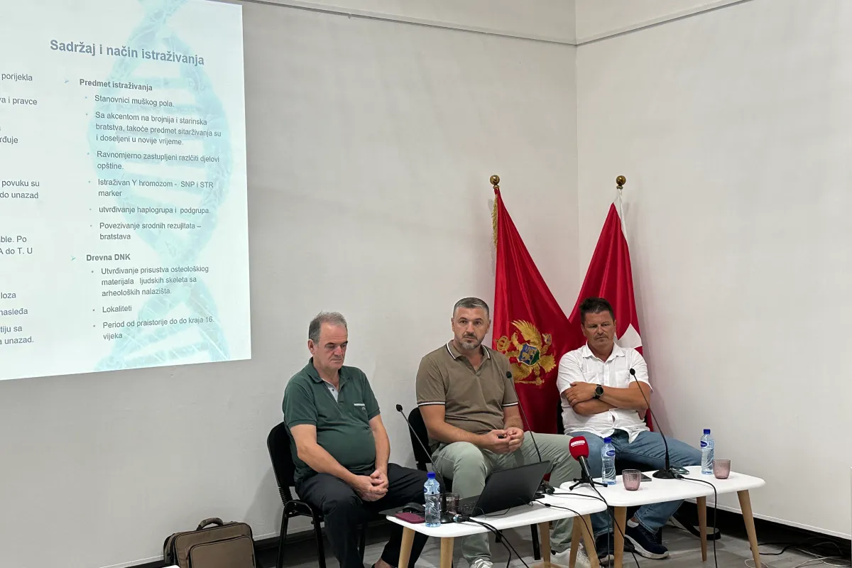 Sa predstavljanja projekta (Foto: RTV Cetinje)