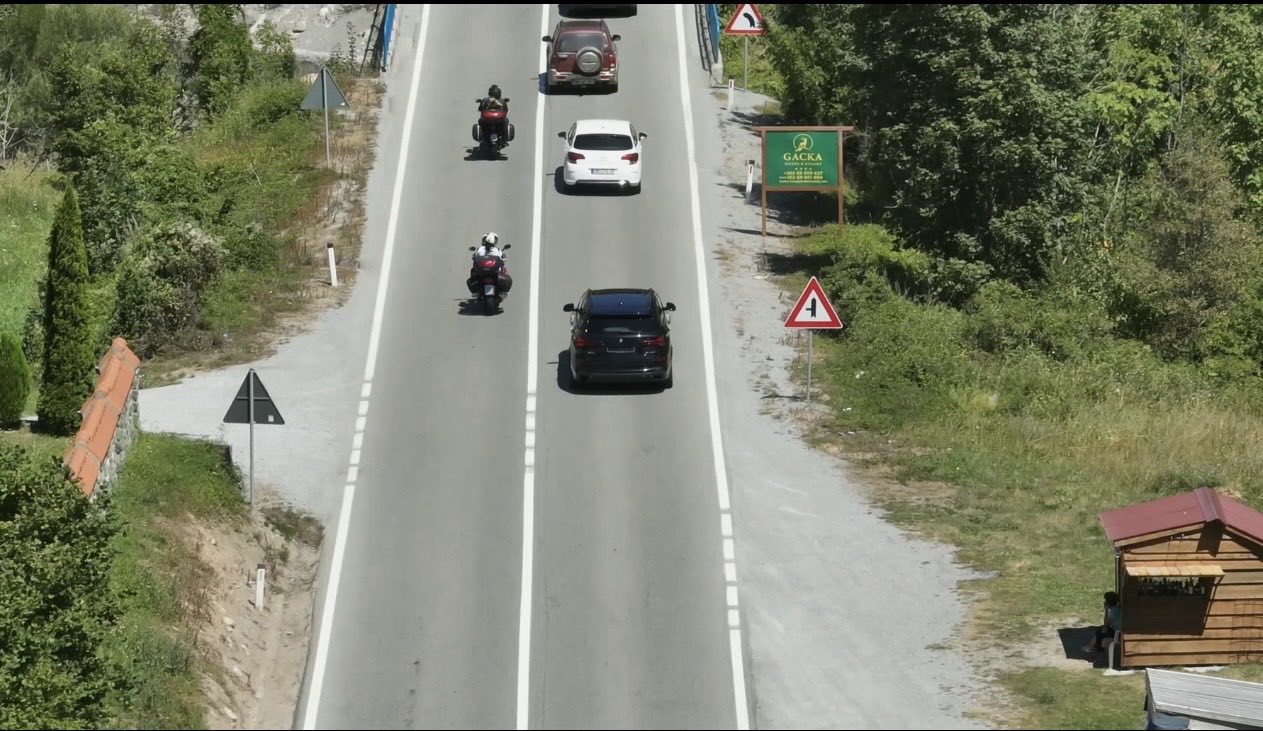 Kontrola, dron, vožnja, put