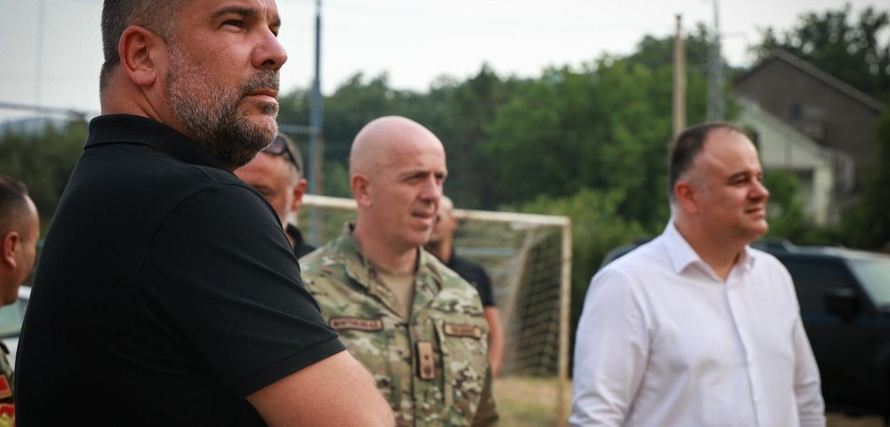 Krapović i Vuksanović (Foto: Ministarstvo odbrane)