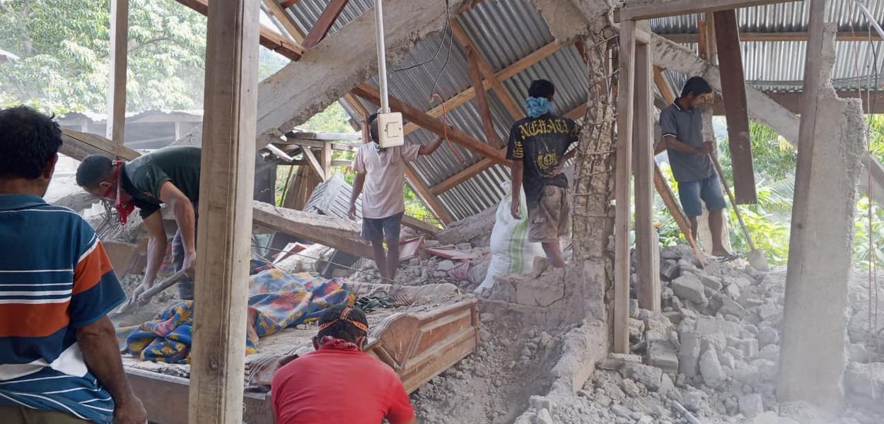 Posljedice zemljotresa u Indoneziji (Foto: AP)