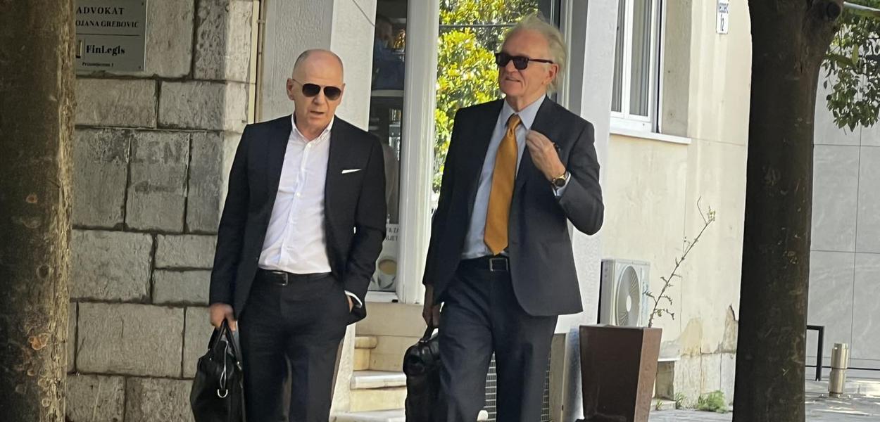 Begović i Tomanović, advokati Vesne Medenice (Foto: Portal ETV)