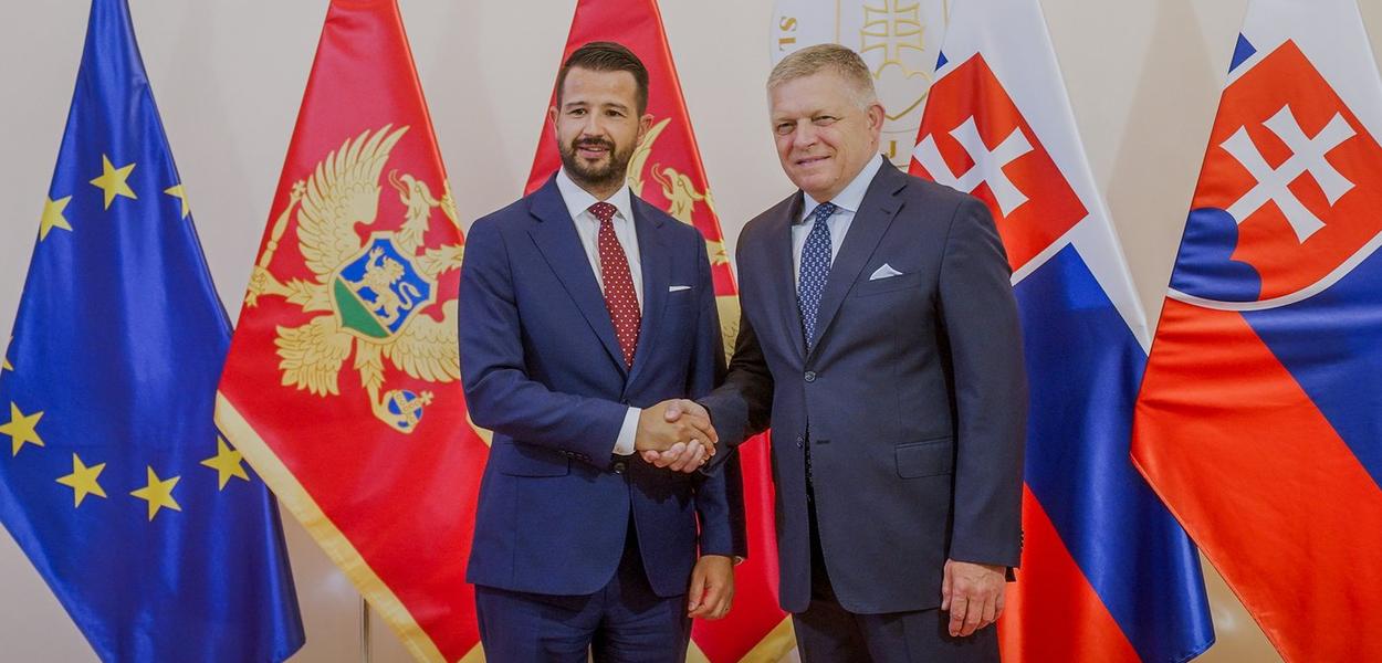 Milatović i Fico (Foto: Kabinet predsjednika Crne Gore)