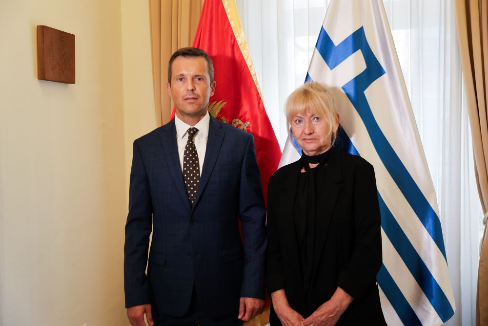 Saša Mujović i Slavica Šćekić (Foto: Glavni grad Podgorica)