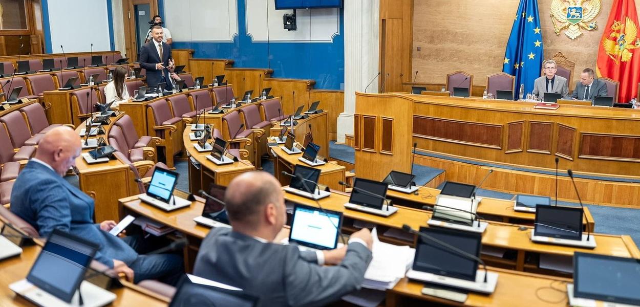 Sa današnje sjednice (Foto: Skupština Crne Gore)