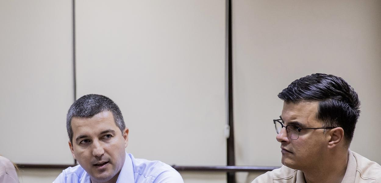 Aleksa Bečić i Danilo Šaranović (Foto: Ministarstvo unutrašnjih poslova)