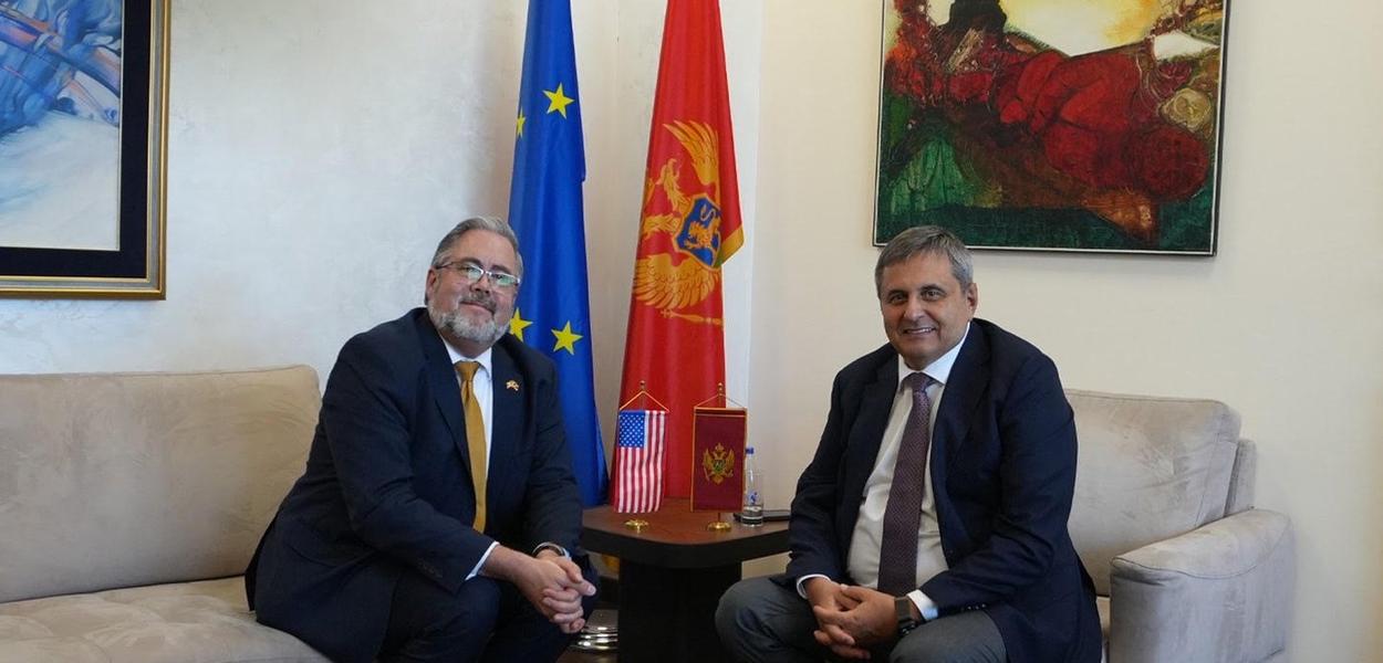 Majkl Kiz i Slaven Radunović (Foto: Ministarstvo prostornog planiranja, urbanizma i državne imovine)