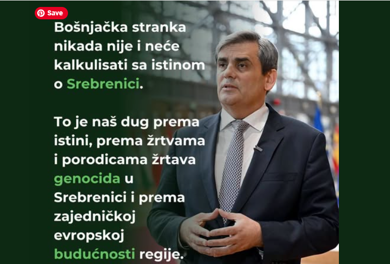 NAJAVA PODRŠKE INICIJATIVI DPS-A: Objava Ibrahimovića na društvenoj mreži X (Foto: Portal ETV)