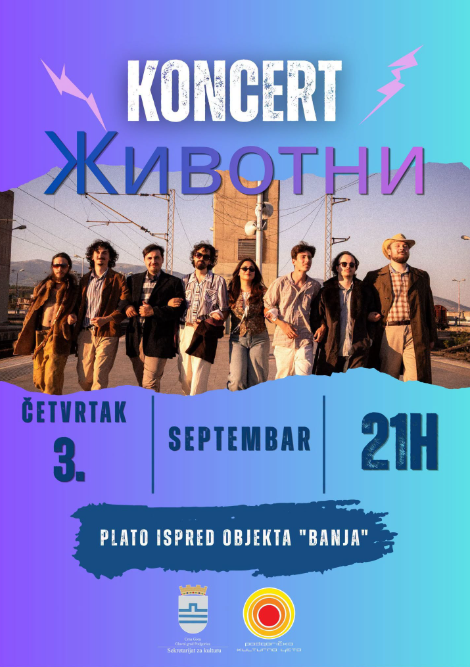 Poster za koncert benda Životni