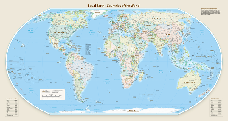 (Foto: Equal Earth map)