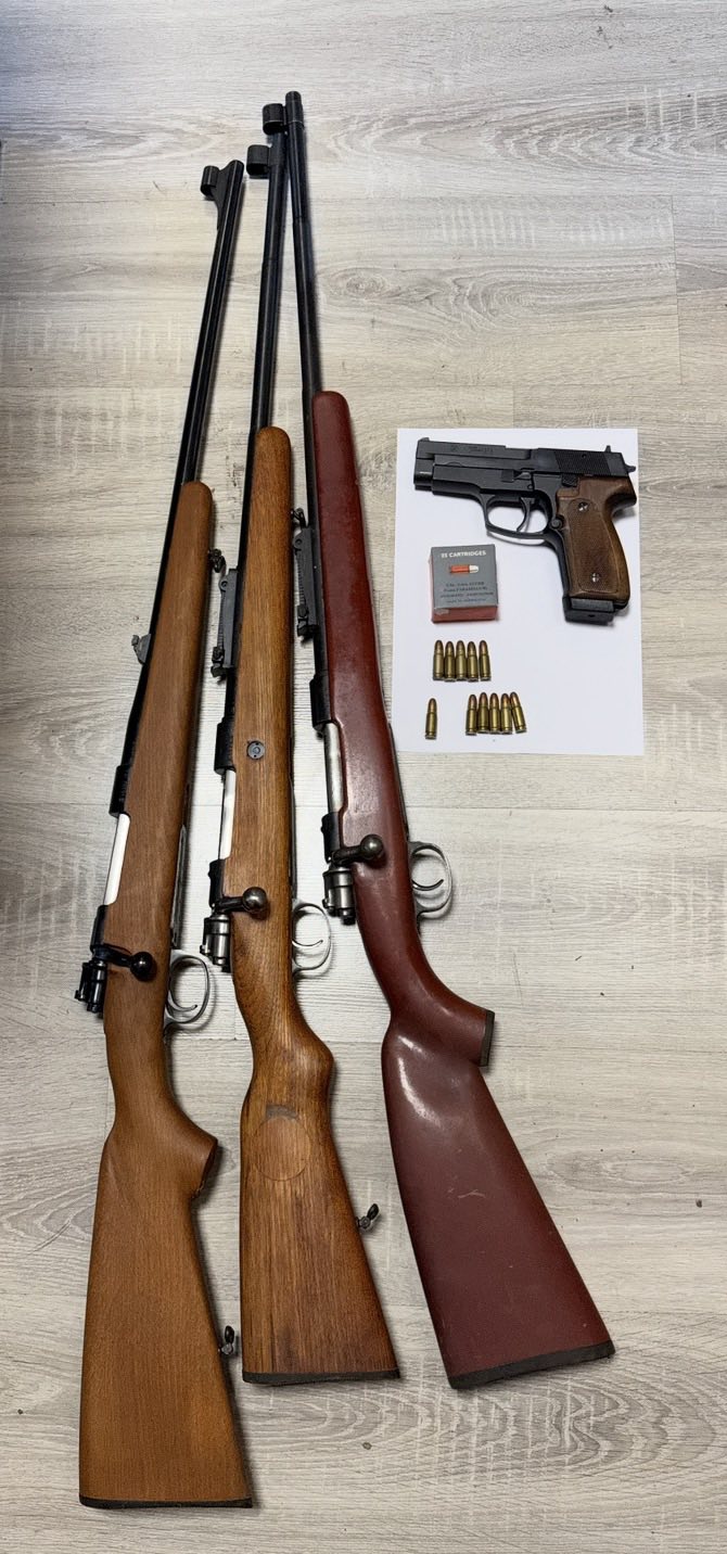Oružje predato u sklopu akcije „Poštuj život, vrati oružje“ (Foto: Uprava policije)