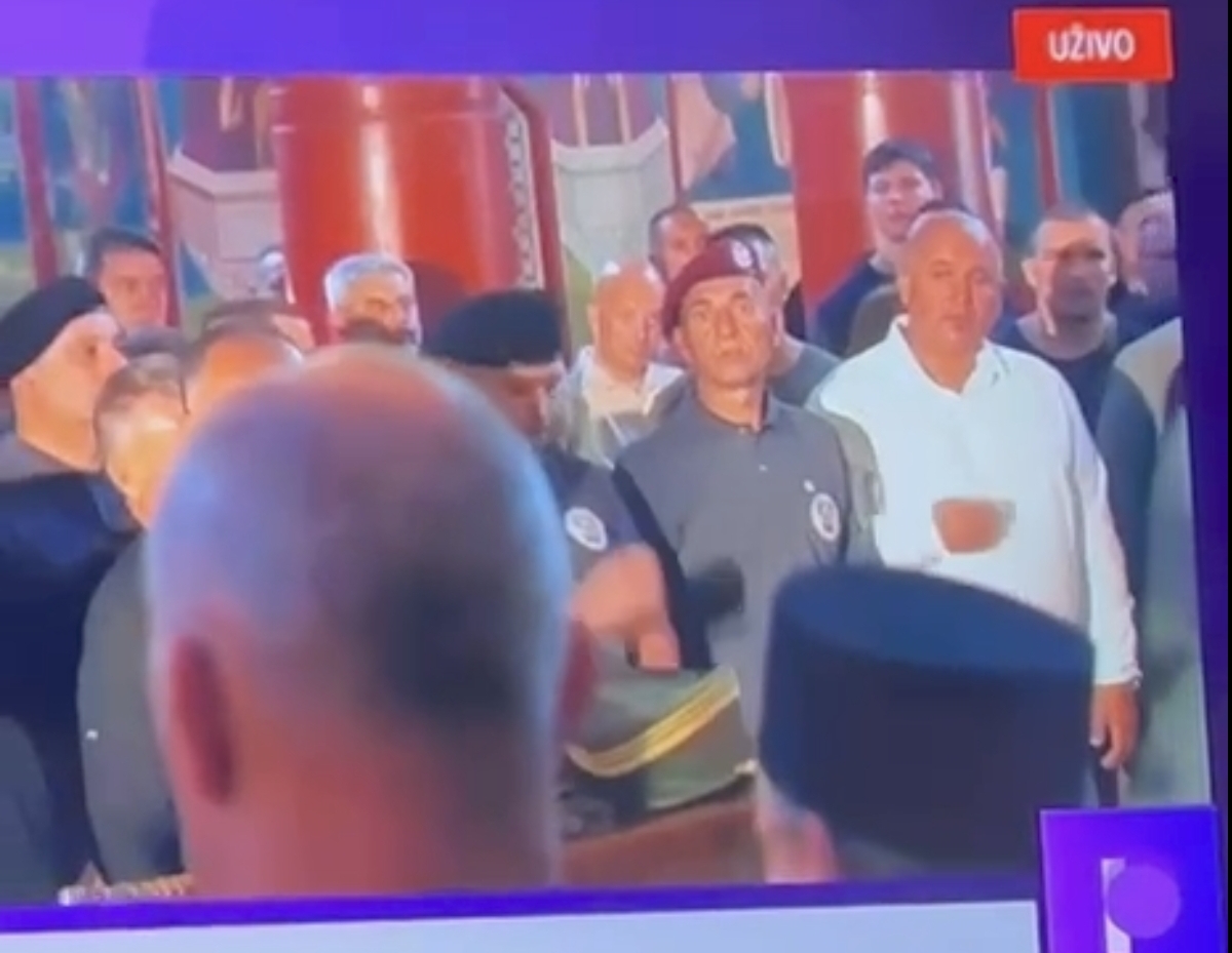Dario Vraneš na sahrani ratnom zločincu Ratku Mladiću