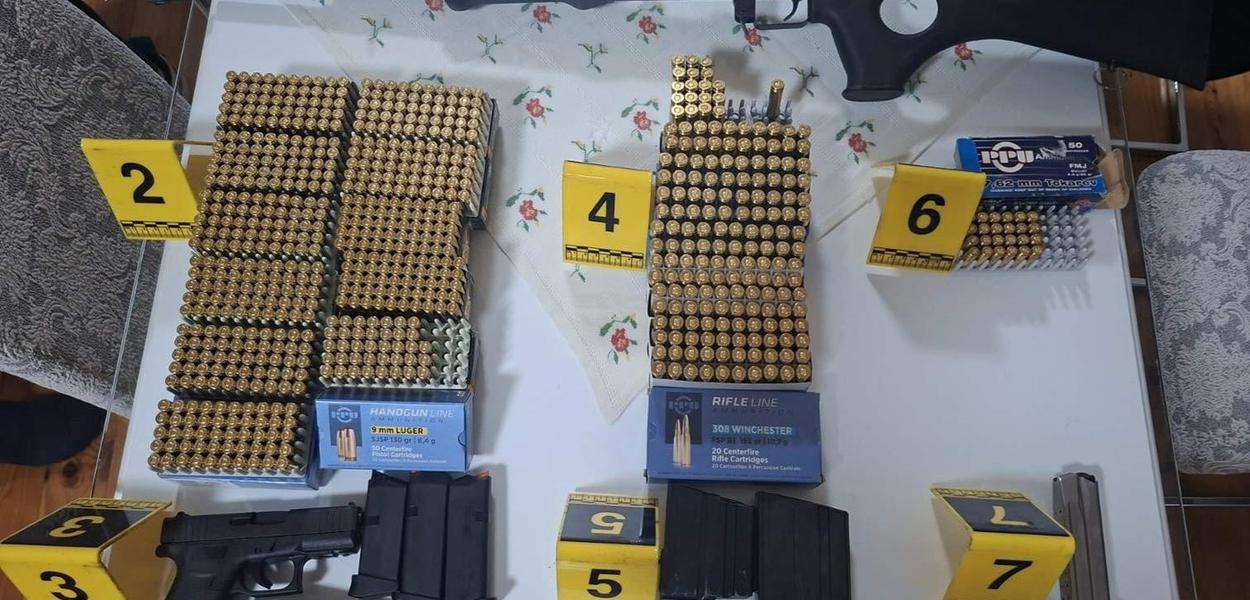 Zaplijenjeno oružje (Foto: Uprava policije)