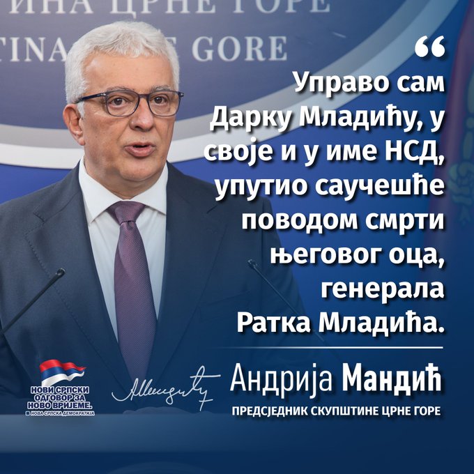 SRPSKA TRADICIJA ILI IPAK GLORIFIKACIJA ZLOČINCA: Objava Andrije Mandića