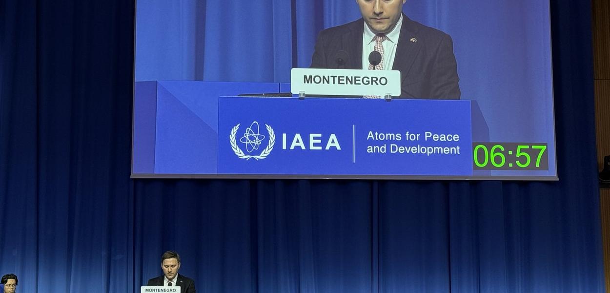 Šimun na Generalnoj konferenciji Međunarodne agencije za atomsku energiju (Foto: Ministarstvo zdravlja)